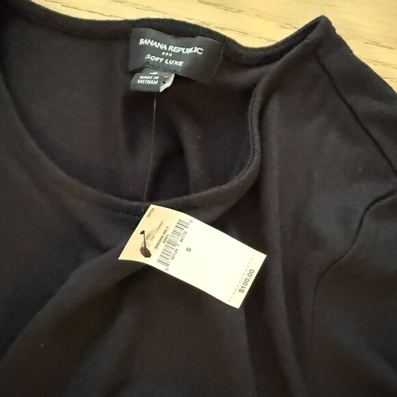 NWT Banana Republic Soft Luxe Midi/Maxi Dress with Ruched Sides - Picture 3 of 7